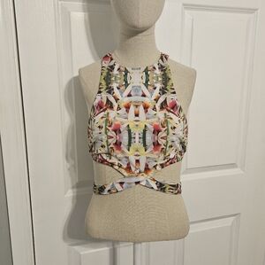 6 Shore Road Multicolor Patterned Bikini Top